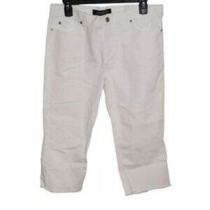 Victoria Secret London Jean Stretch Premium Quality Denim Capris Size 8